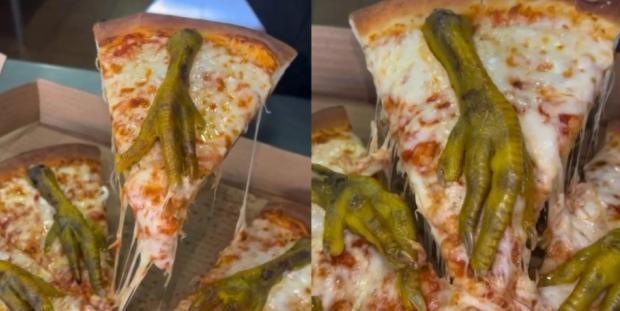 “Піца з курячими лапами”: Незвична страва жахнула відвідувачів ресторану (відео)