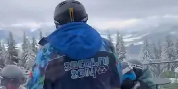 Із написом Sochi-2014: У Буковелі помітили куртку з російською символікою (відео)