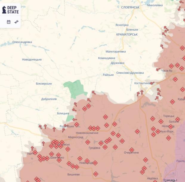ЗСУ могли зупинити просування росіян на півночі Донецької області