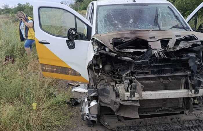 Росіяни атакували дроном пересувне відділення «Укрпошти» на Донеччині