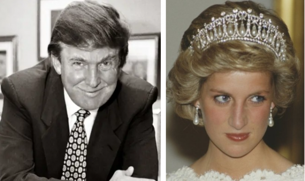 Ах, Доналд Фредович, Доналд Фредович... Стало відомо, як хтивий Трамп переслідував принцесу Діану після розлучення з Чарльзом, наганяючи жах на жінку